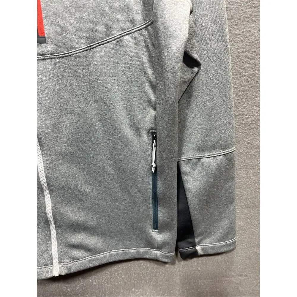 The North Face Canyonlands Sweatshirt Gray/Red Mens Size Large